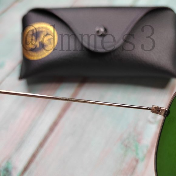 🍓Ray-Ban 3026 Purple Aviator Sunglasses 62mm - Picture 5 of 7